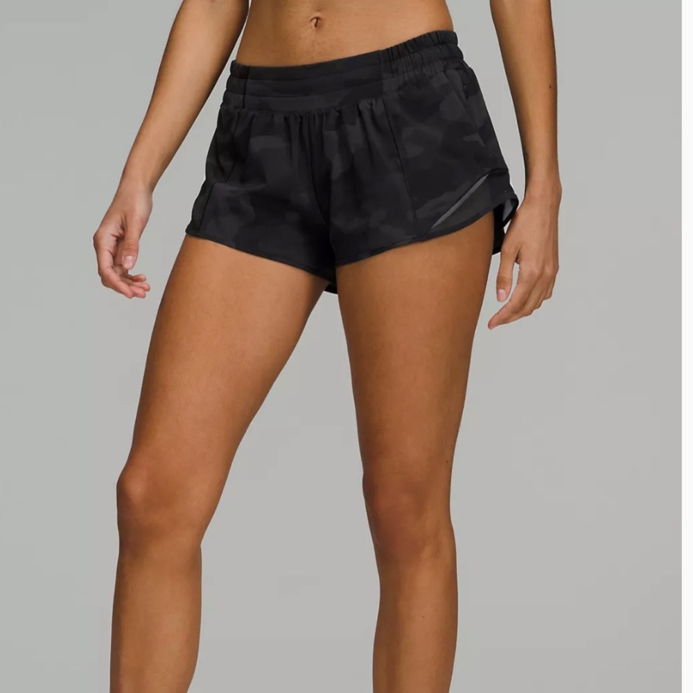 LULULEMON camo hotty hot shorts